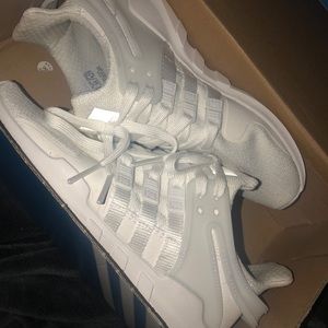 Adidas all white eqt in youth size 2.5! NEWNEW